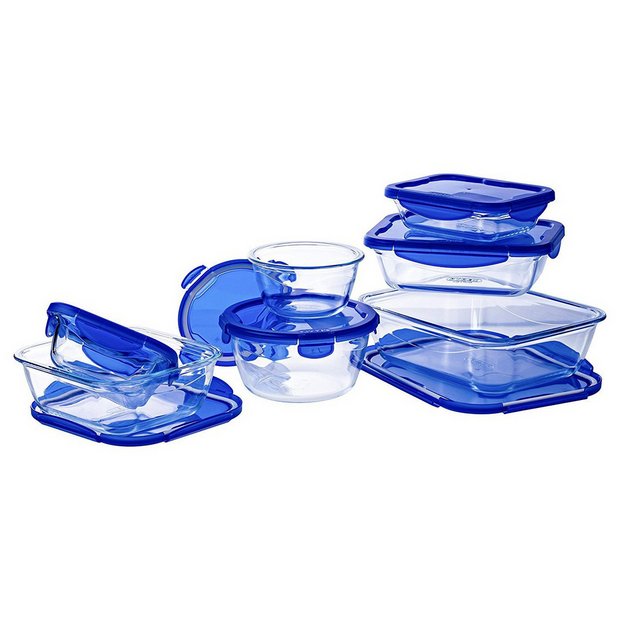 Harry Potter Pyrex Decorated Glass Food Storage 8-Pc Set