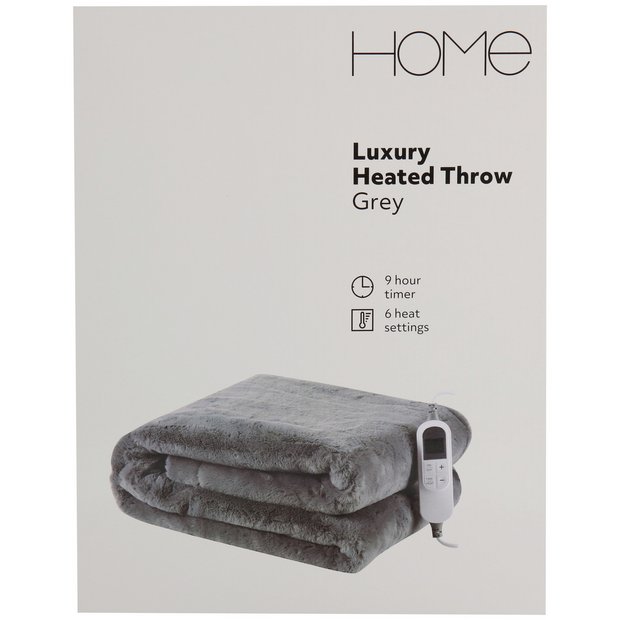 London luxury heated discount throw