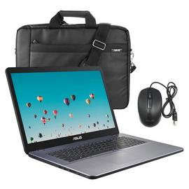 ASUS Vivobook 17 17.3in Celeron 8GB 256GB Laptop Bundle