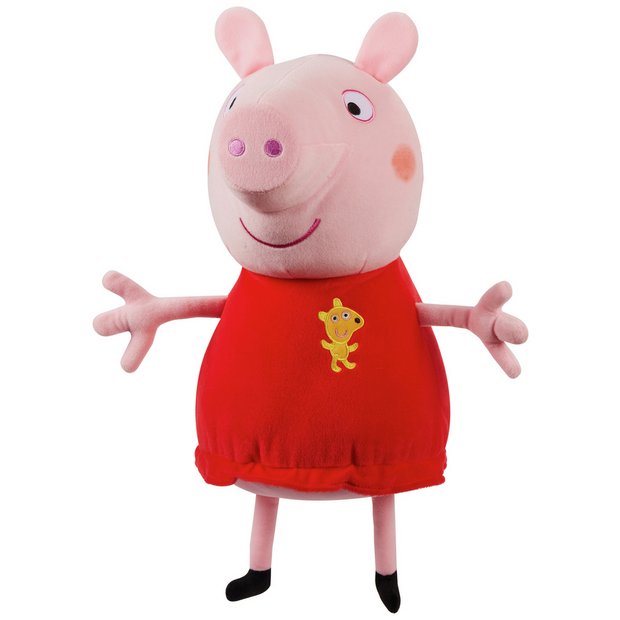 Buy Peppa Pig Talking Plush Red Dress
