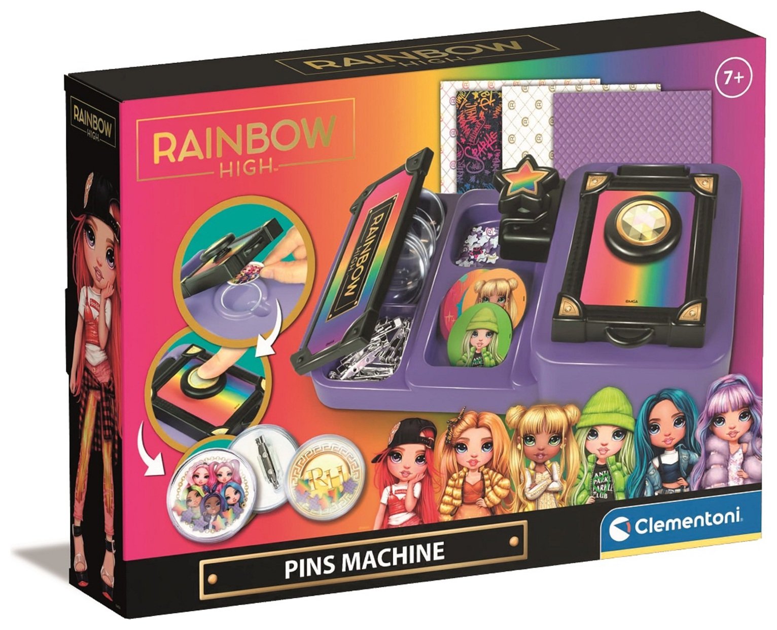 Rainbow High Badge Machine