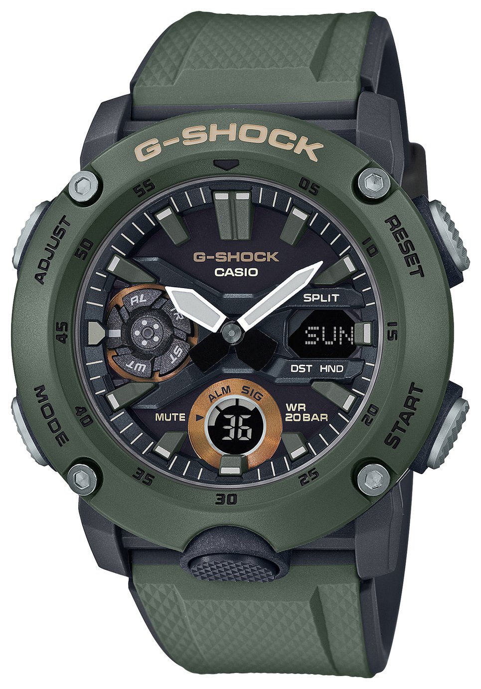 Casio G-SHOCK  Men's Army Green Chronograph Watch