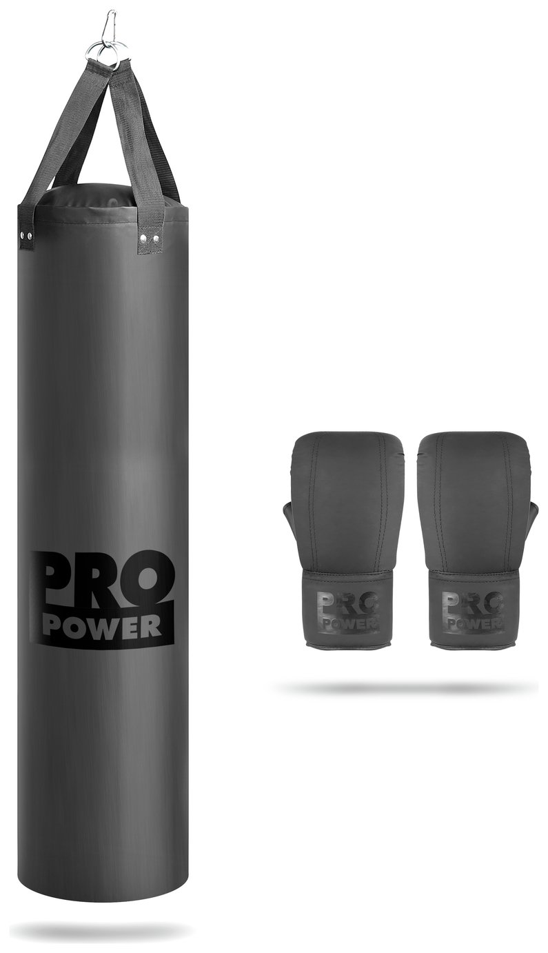 Pro Power 4 ft Punchbag With Gloves 