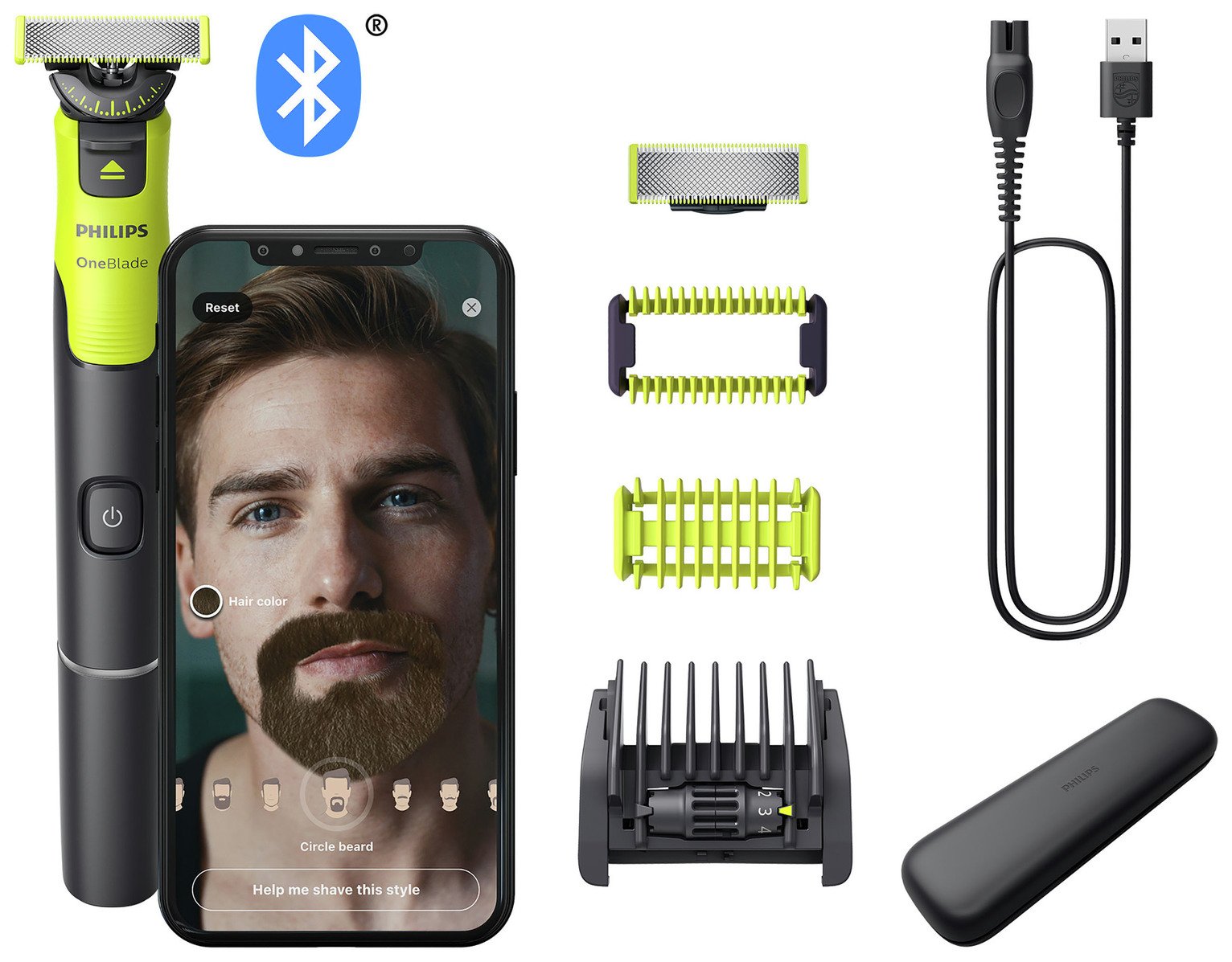 Philips OneBlade 360 Beard & Body Shaver & Trimmer QP4631/65