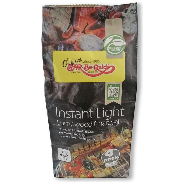 Buy Bar-Be-Quick Instant Lighting Charcoal Pack of Barbecue