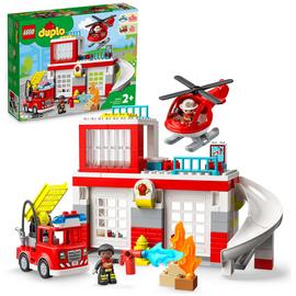 LEGO DUPLO Fire Station & Helicopter Toy Playset 10970