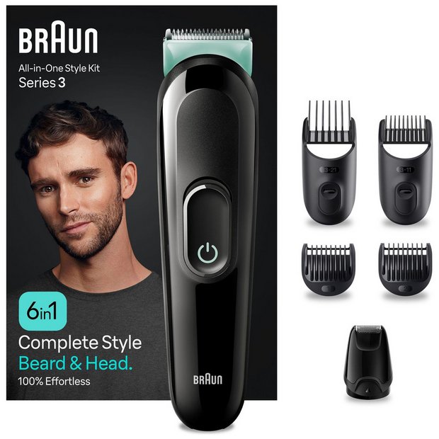 Braun Series 3 Shave and Style Shaver Blue/Black