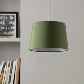 Argos Home Tapered 19x29cm Shade- Moss Green