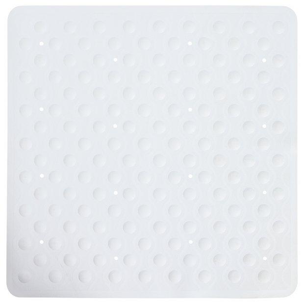 Buy Argos Home Rubber Bath Mat - White | Bath mats | Argos