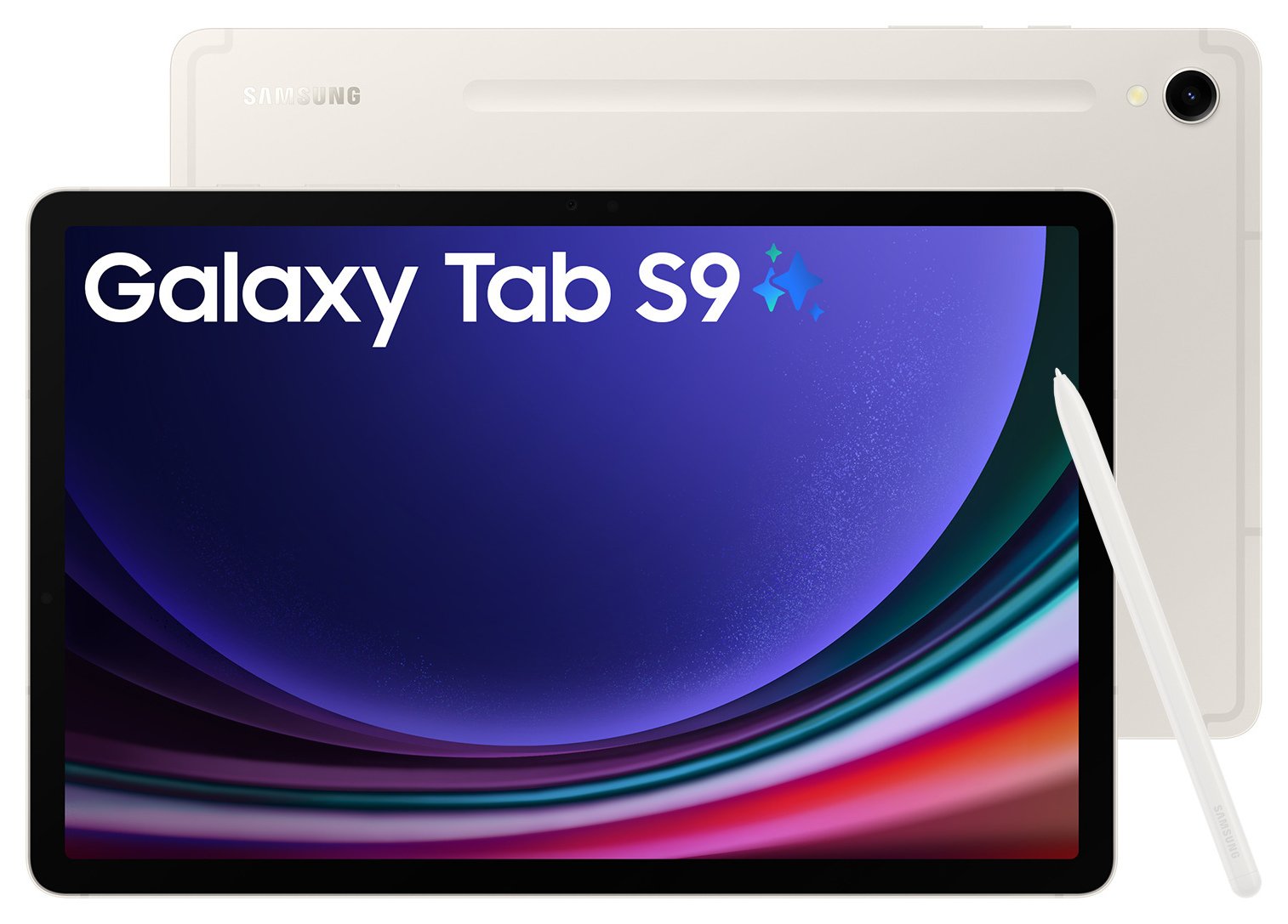 Samsung Galaxy Tab S9 11in 128GB Wi-Fi AI Tablet - Beige
