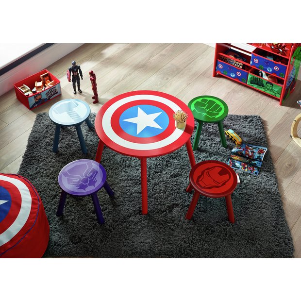 Buy Disney Avenger Kids Table and 4 Chairs Kids tables and chairs Argos