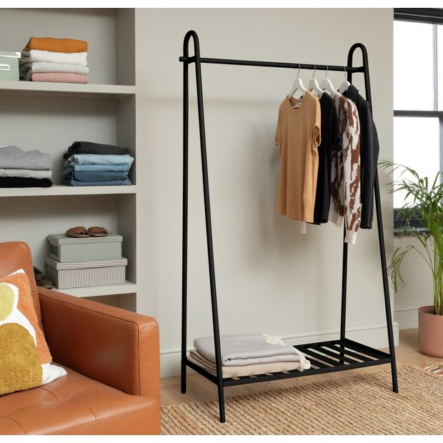 Argos clothes discount rail with shelves