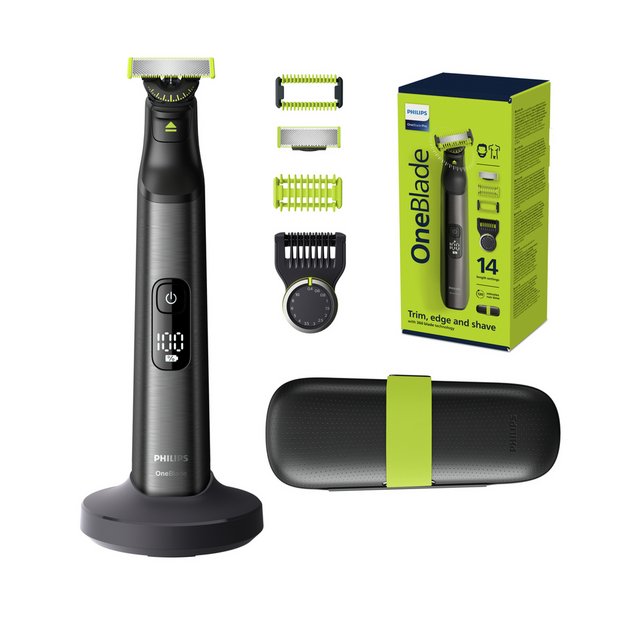 sæt ind Vanding Berolige Buy Philips OneBlade Pro 360 Beard & Stubble Trimmer QP6551/30 | Beard and  stubble trimmers | Argos