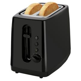 Cookworks T3233AE New Basic 2 Slice Toaster - Black