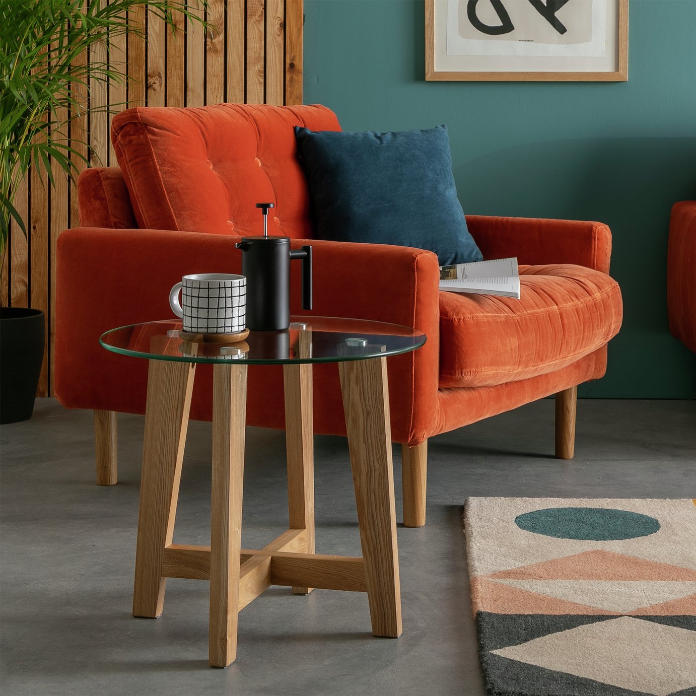 Habitat Zela Side Table - Natural