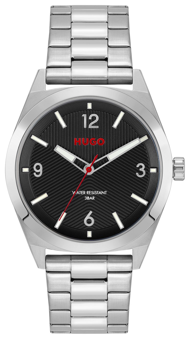 HUGO Men's Silver Coloured Stainless Steel Watch