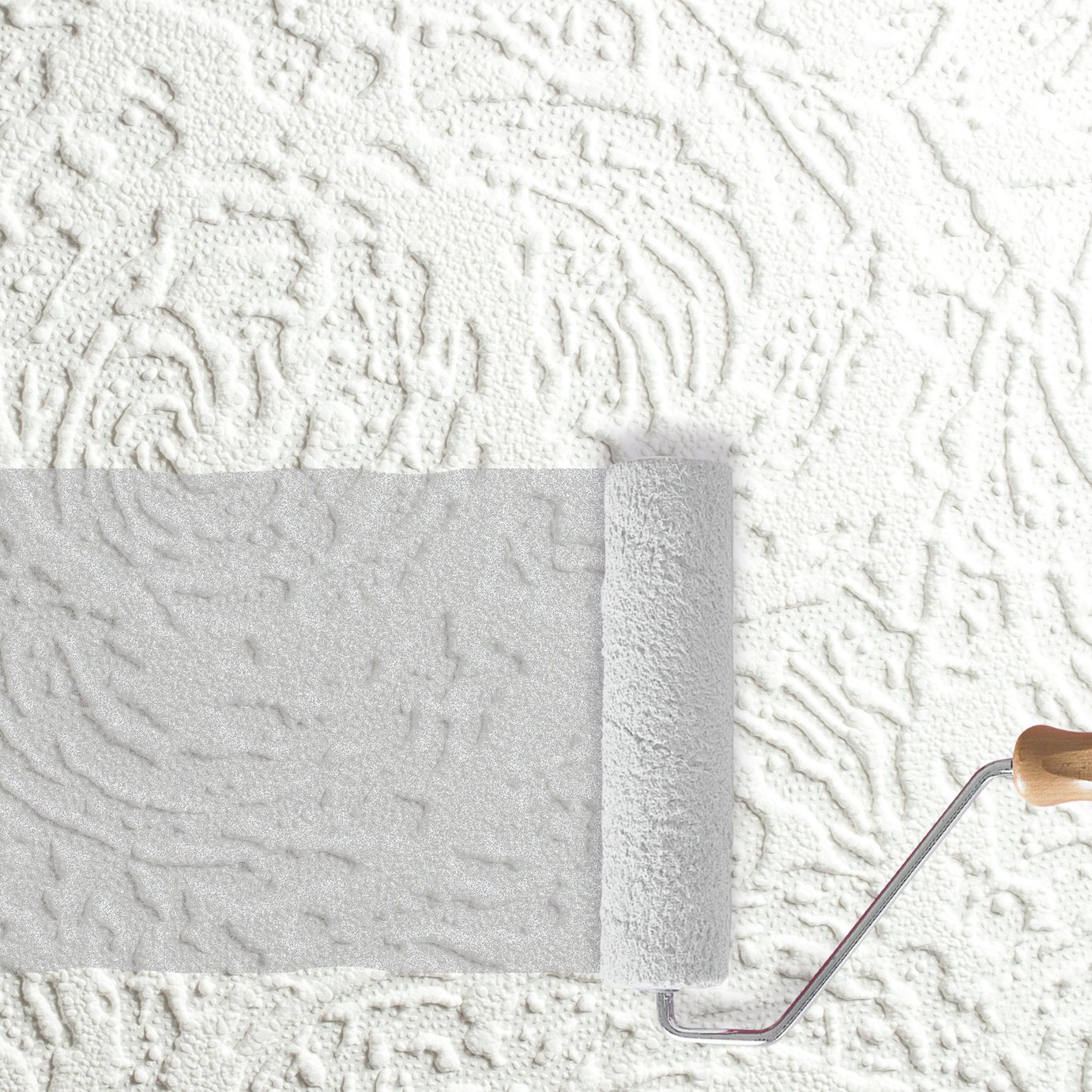 Superfresco Swirl White Wallpaper