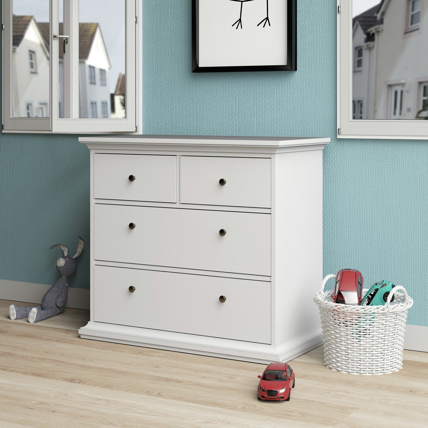 Tvilum Paris 4 Drawer Chest