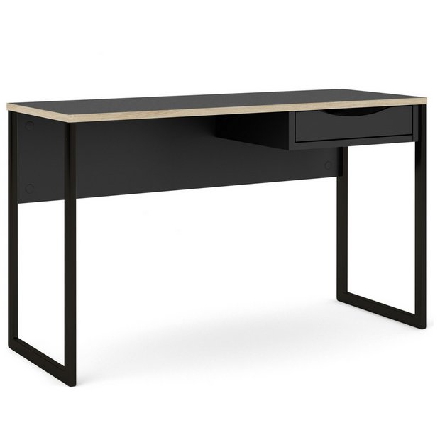 Black computer desk argos online