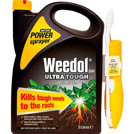 Weedol Gun Ultra Tough Weedkiller with Power Sprayer - 5L