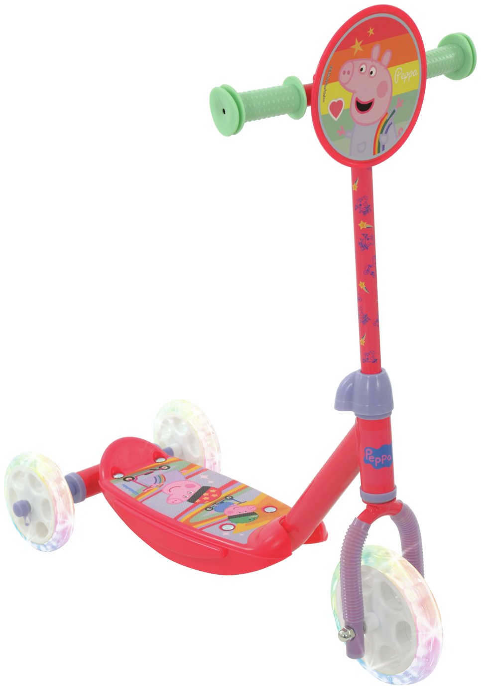 Peppa Pig Tri-Lite 3 Wheel Scooter