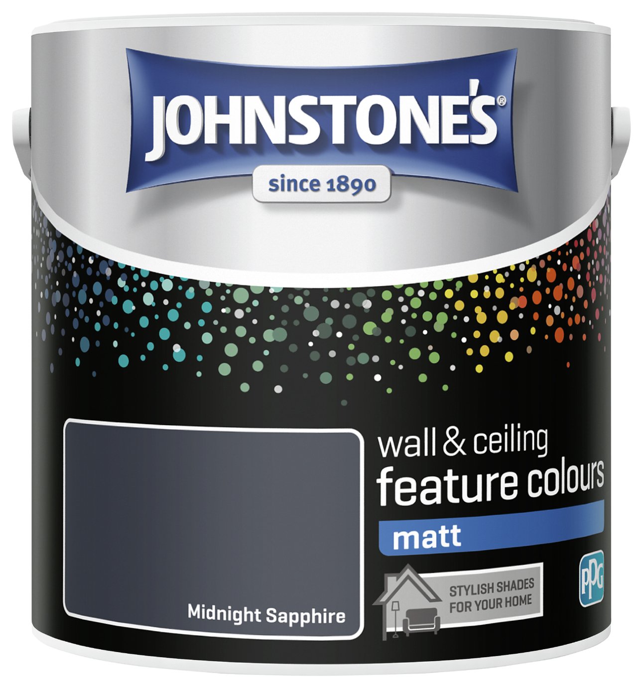 Johnstone's - Feature Wall Matt - Midnight Sapphire - 2.5L