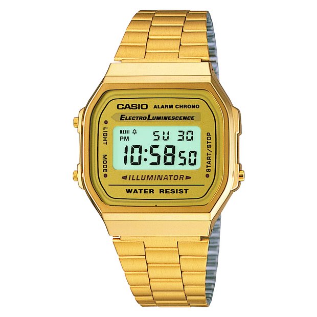 Buy Casio Vintage Retro Unisex Gold Colour Bracelet Watch Womens watches Argos