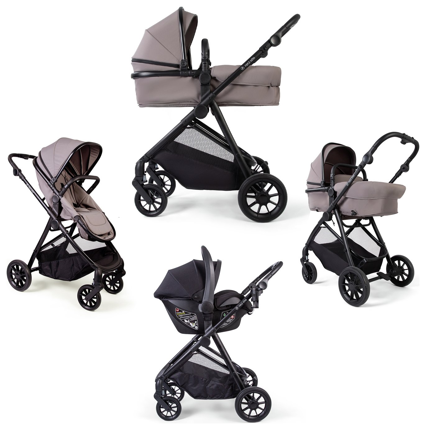 Red Kite Push Me Savanna i Travel System - Grey