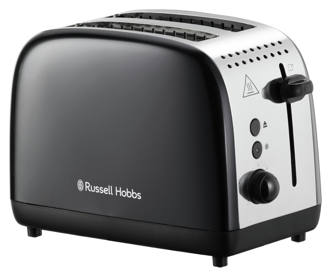 Russell Hobbs 26550 2 Slice Stainless Steel Toaster - Black