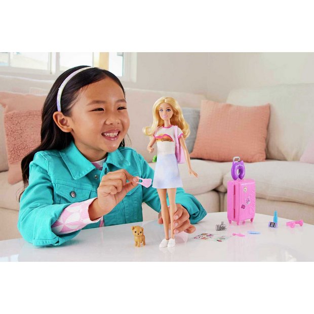 Buy Barbie Travel Doll and Accessories 30cm Dolls Argos