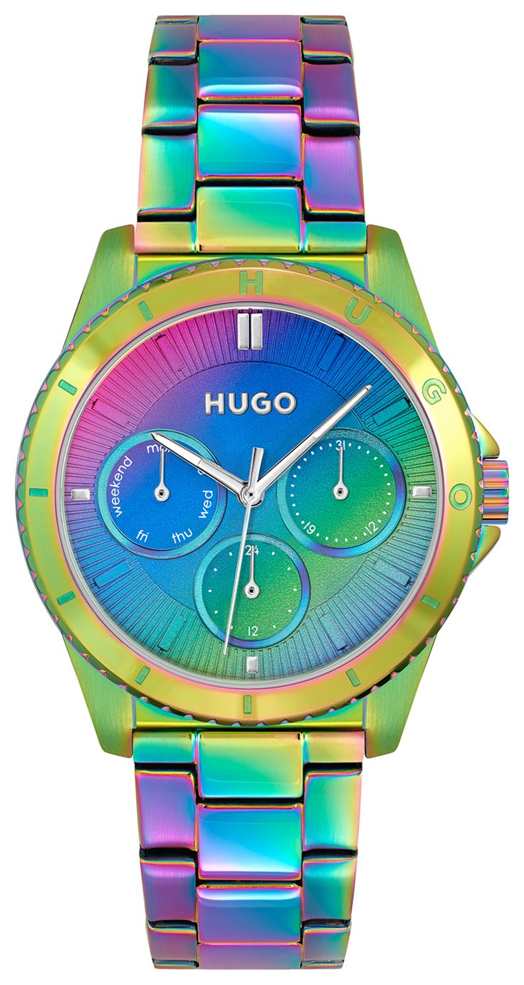 HUGO Ladies Multicolour Stainless Steel Bracelet Watch