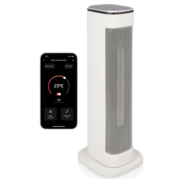 Buy Princess White Smart Ceramic Tower Heater Heaters and