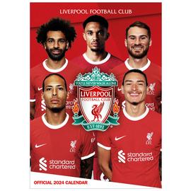 Liverpool FC A3 Calendar 2024