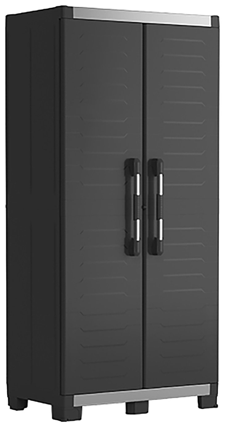 Keter Garage XL Indoor Tall Storage Cabinet - Black