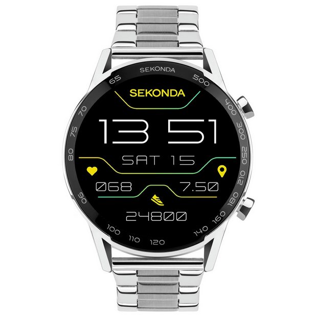 Buy Sekonda Active Plus Stainless Steel Bracelet Smart Watch