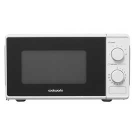 Cookworks 700W Manual Microwave - White
