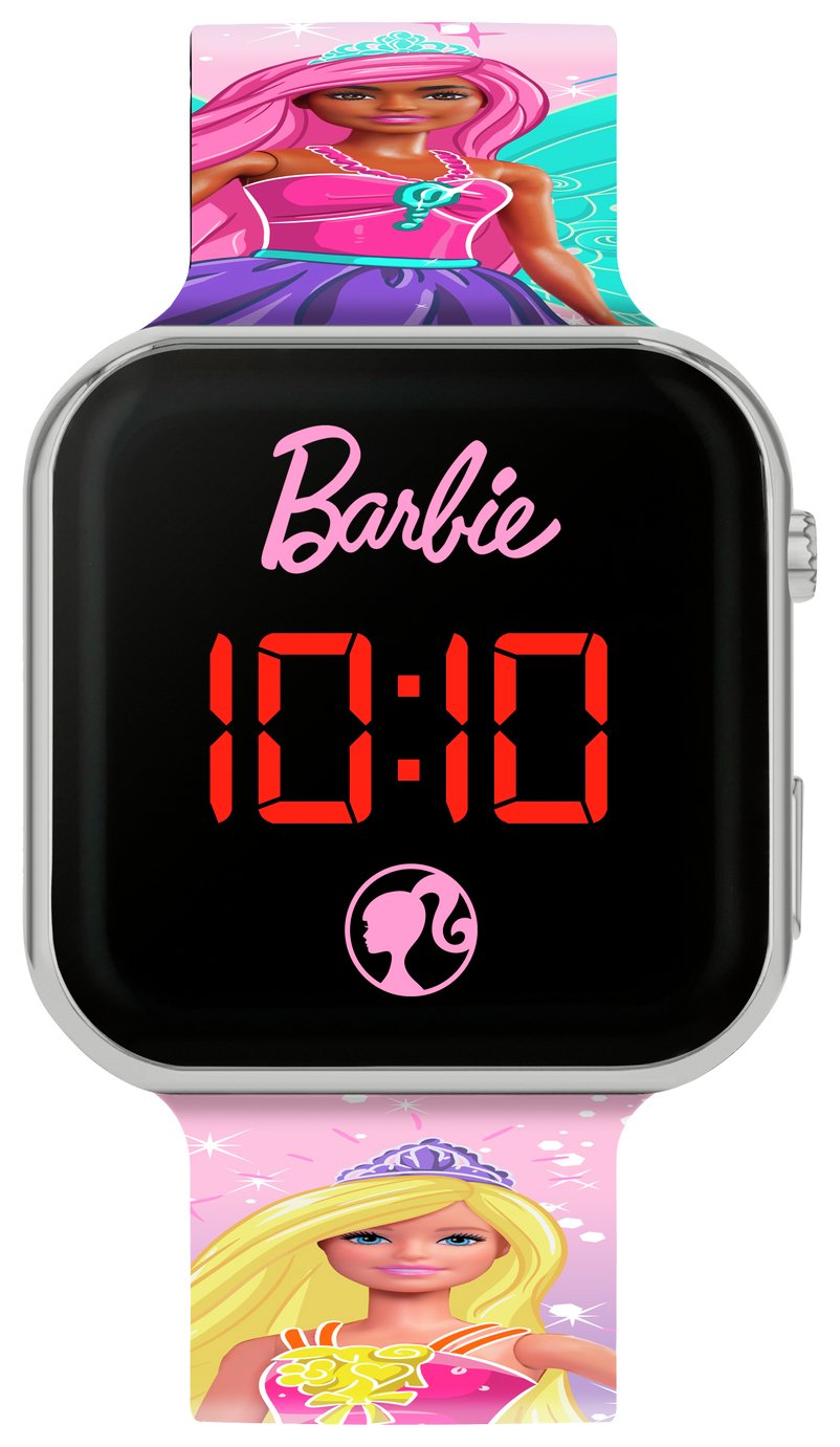 Barbie Kids Multicoloured LED Digital Watch