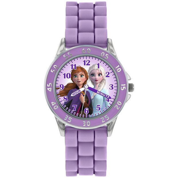 Buy Disney Frozen 2 Purple Silicon Strap Watch Kids watches Argos