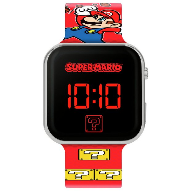 Buy Nintendo Super Mario Printed Strap LED Digital Watch Kids watches Argos