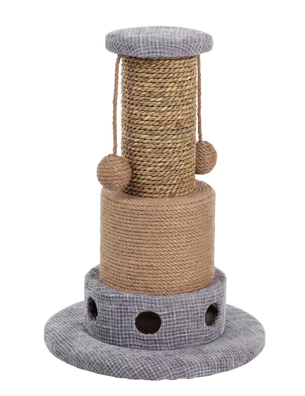 Cat Entertainment Scratcher Post-Grey