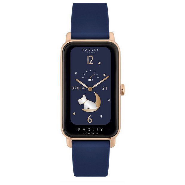 Buy Radley Series 21 Blue Silicone Strap Smart Watch Fitness and