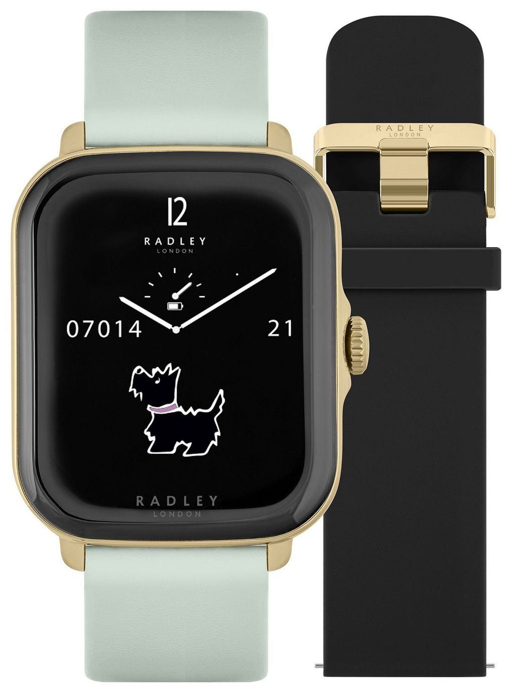 Buy Radley Series 20 Green and Black Strap Smart Watch Set
