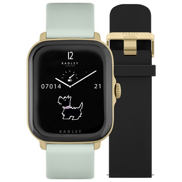 Buy Radley Series 20 Green and Black Strap Smart Watch Set Fitness and activity trackers Argos