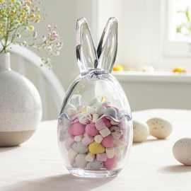 Argos Home Bunny Glass Jar Easter Decoration