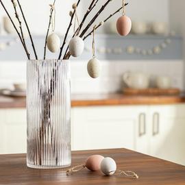 Home Pack of 6 Natural Egg Easter Decoration
