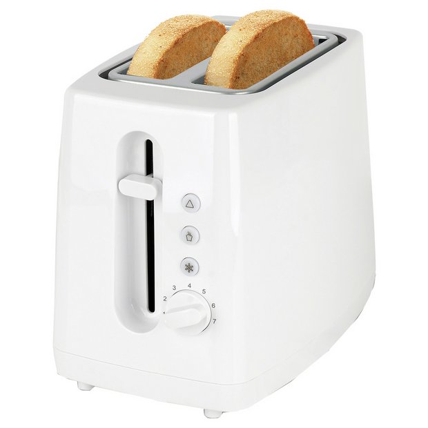 Buy Cookworks New Basic 2 Slice Toaster White Toasters Argos