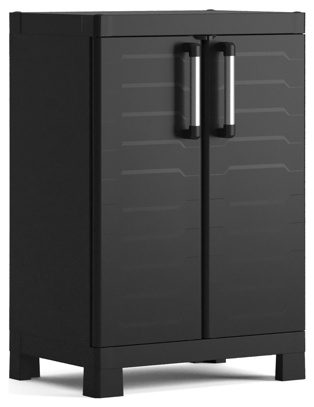 Keter Detroit Base Indoor Garage Storage Cabinet - Black