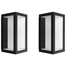 Philips Hue Impress White & Colour Outdoor Wall Light 2-Pack