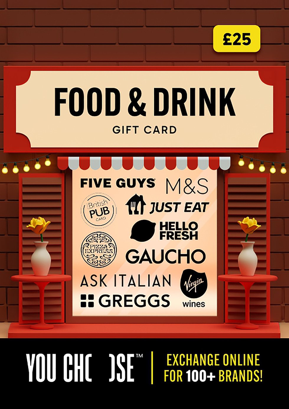 You Choose Food & Drink GBP Gift Card