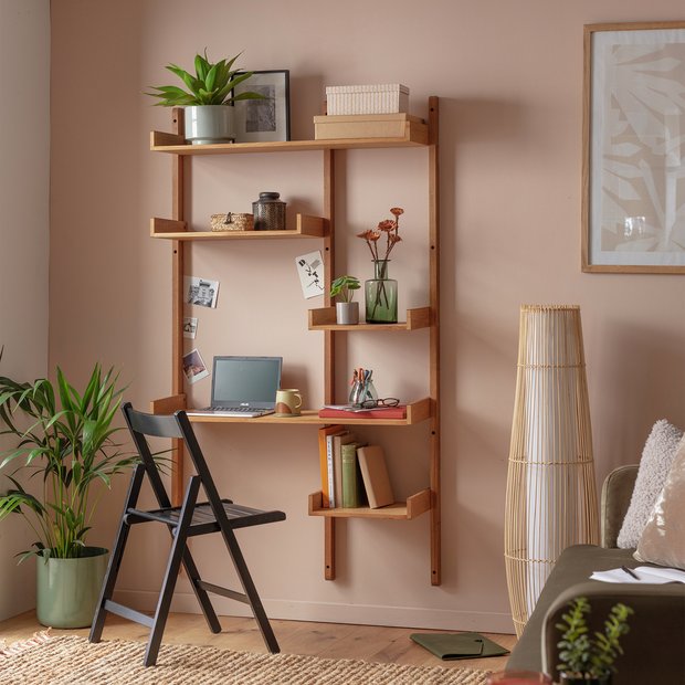 Habitat leaning deals shelf